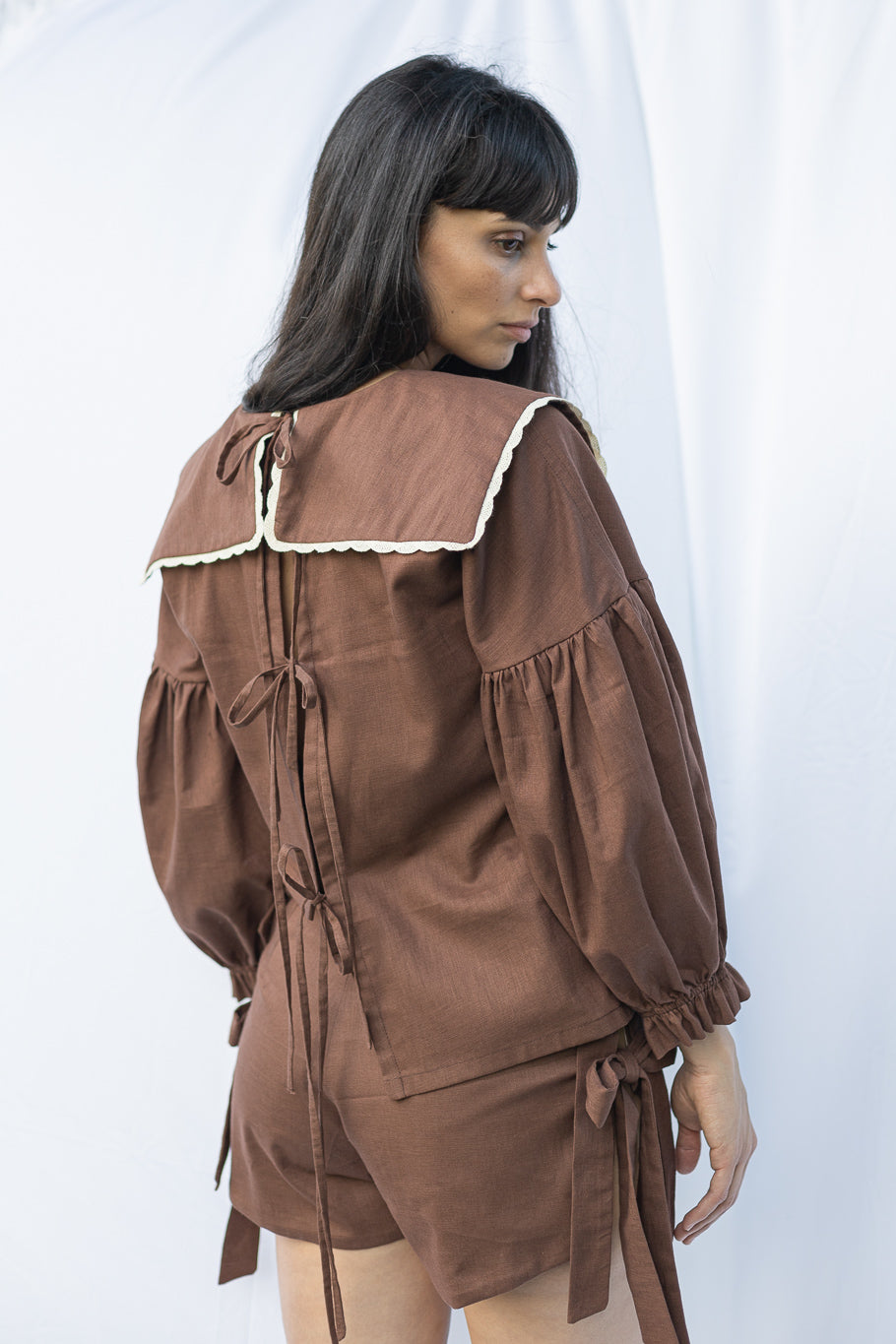 The Beatrice Blouse, Back View |
