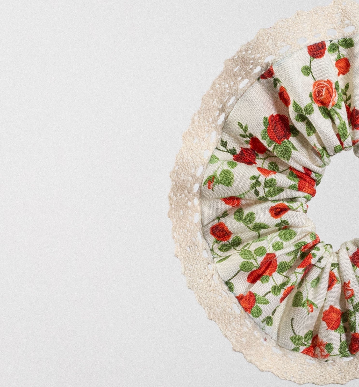 Romance Alert Oversized Scrunchie, Close-up view |