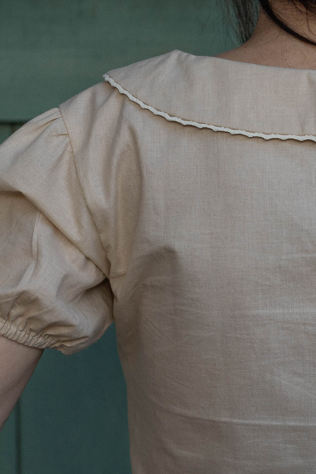 Puff Sleeve Tie-Front Top | Martina Top |