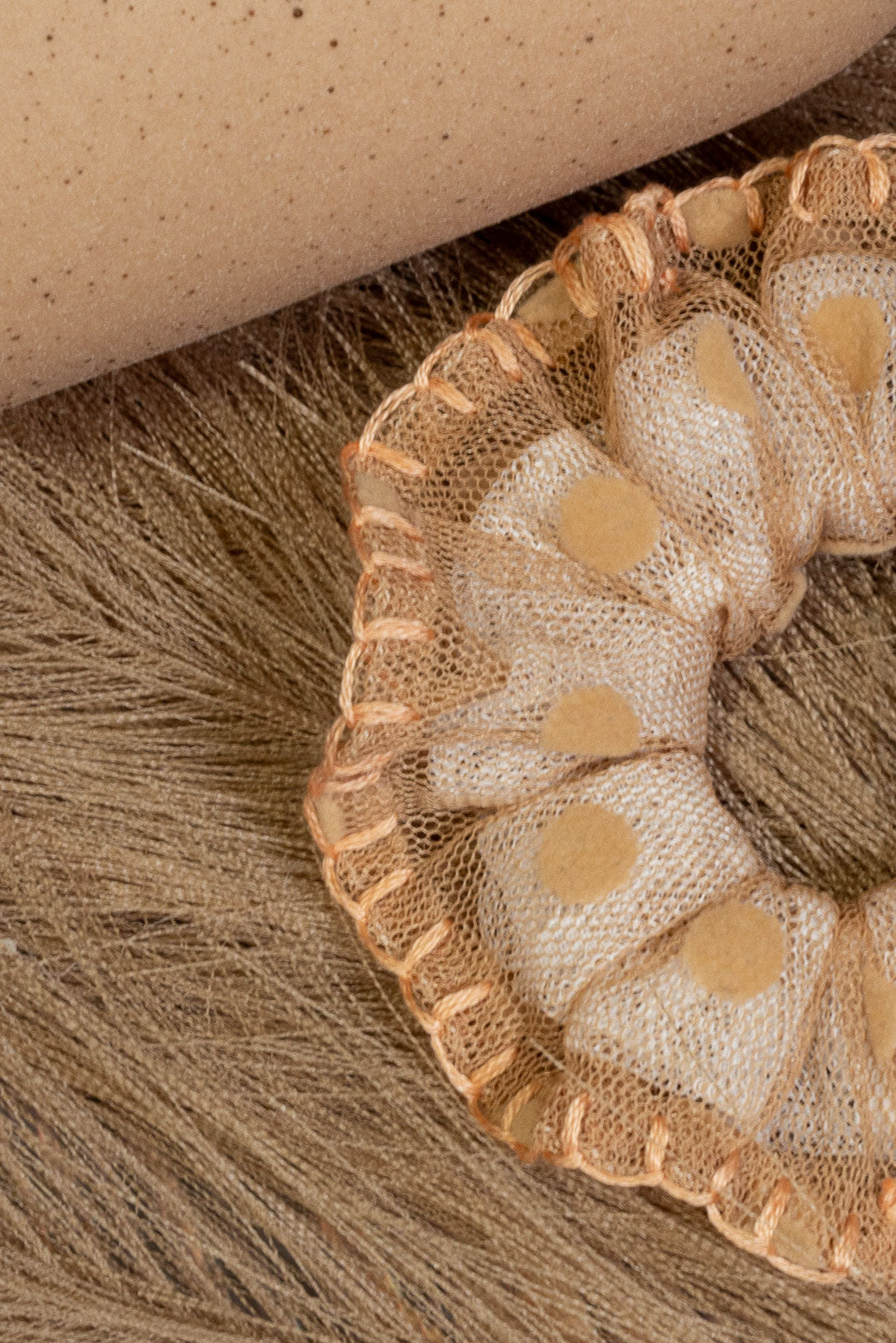 Sea Salt Caramel Everyday Scrunchie, Close-up view |